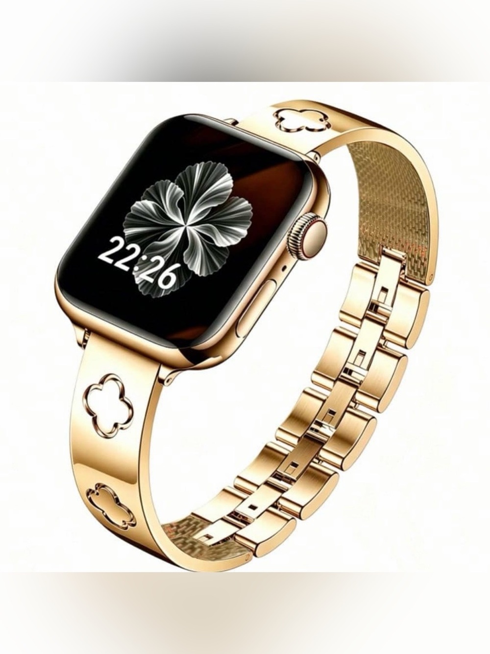 New Gold Smartwatch with Decorative Band 38-49mm